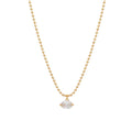 Inken 14K Gold Oval Necklace