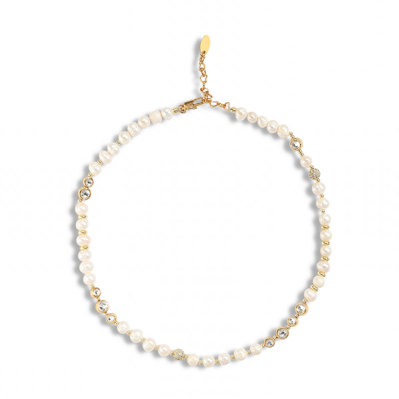 Intacte White Pearl Necklace