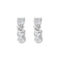 Intemporel White Heart Earrings