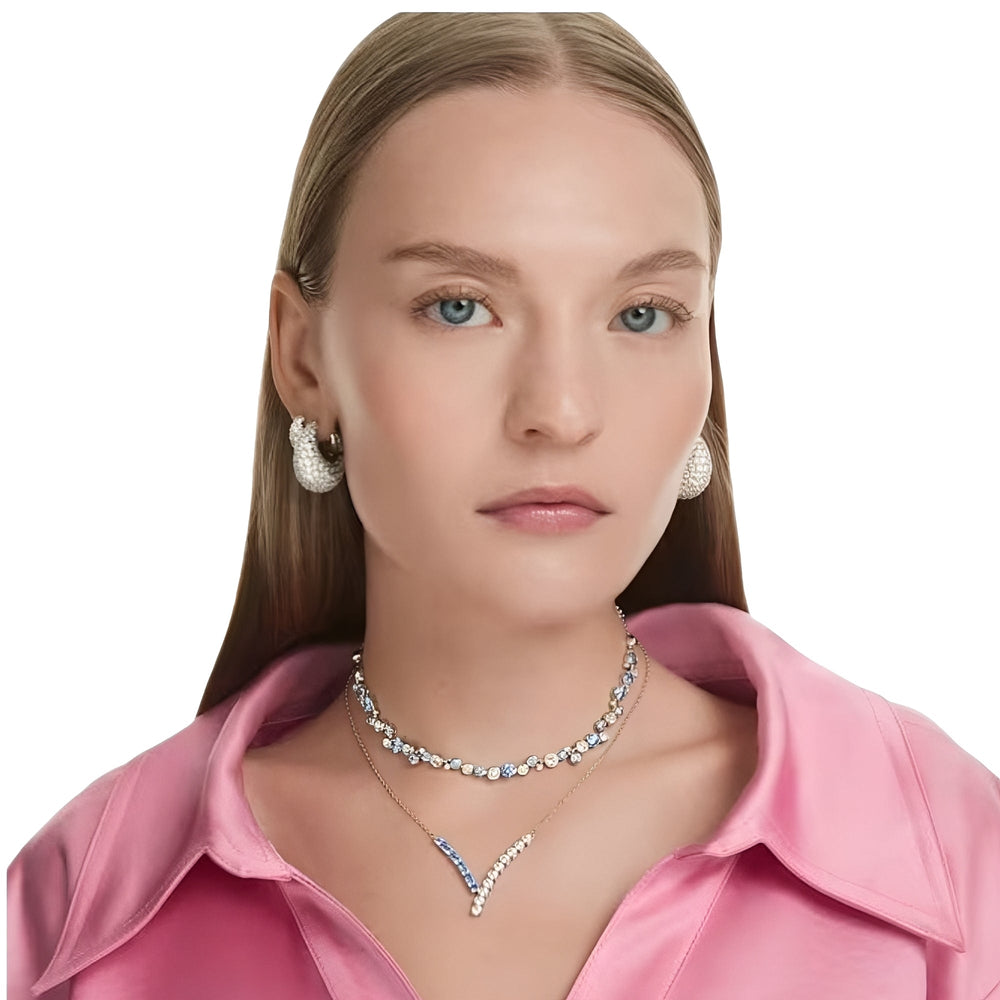 Irena Blue V shape Necklace