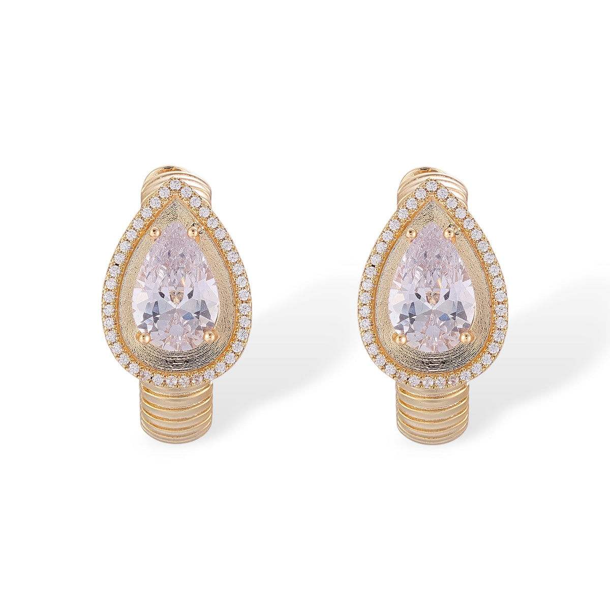 Irmhild 14K Gold Teardrop Earrings