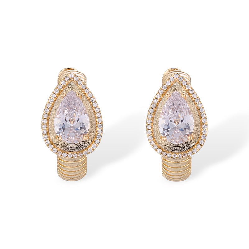 Irmhild 14K Gold Teardrop Earrings