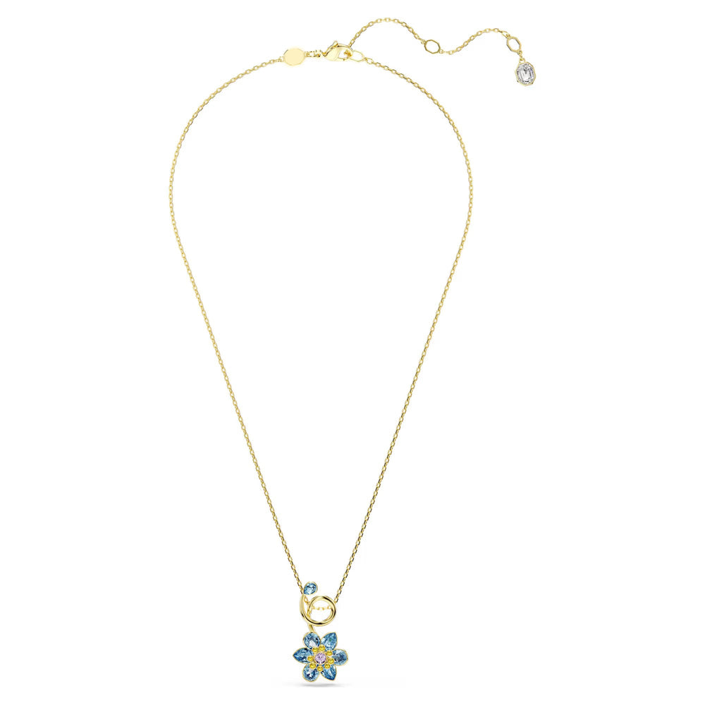 Jetta Blue Floral Necklace