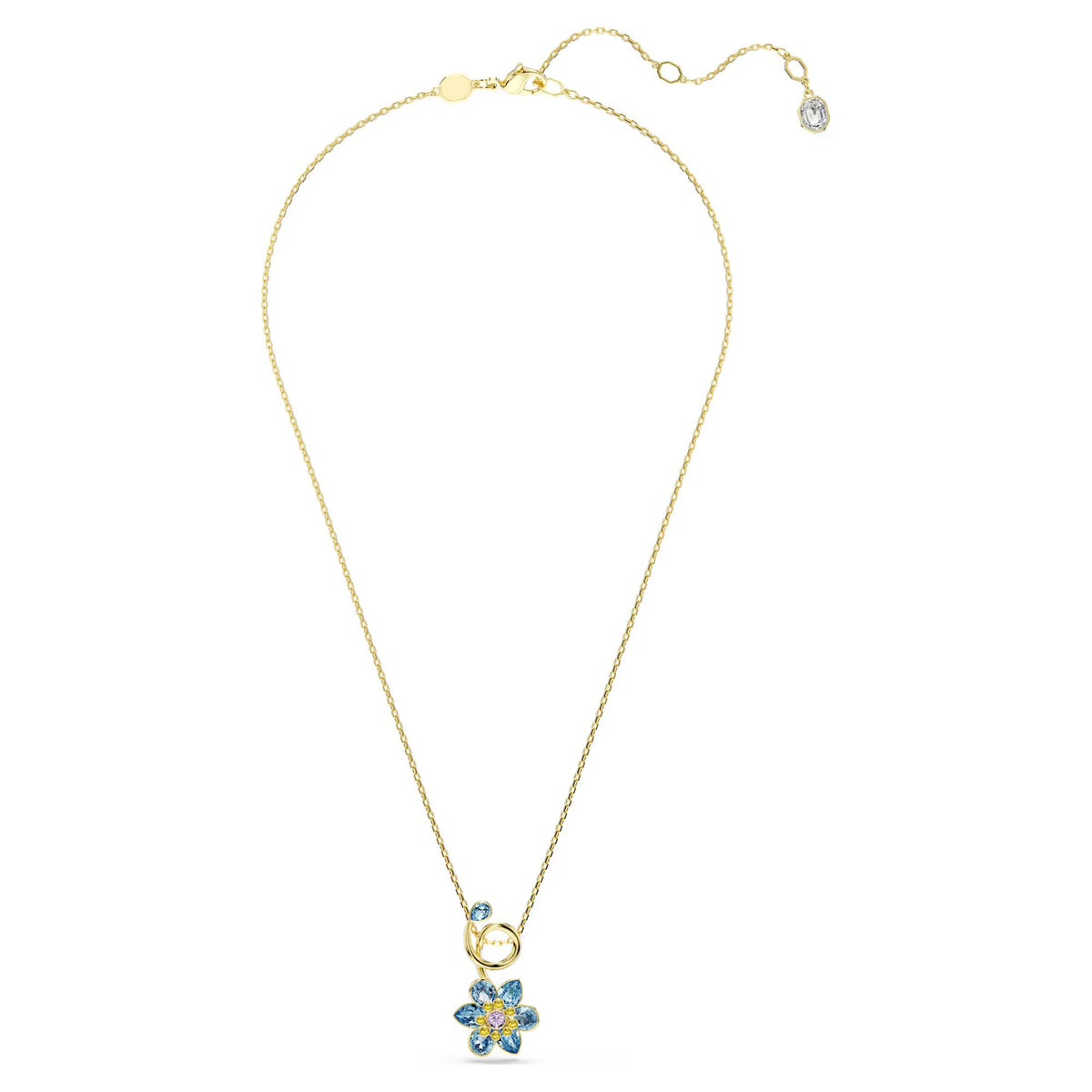 Jetta Blue Floral Necklace