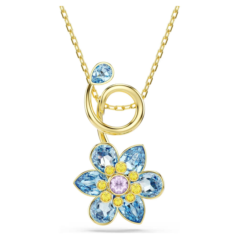 Jetta Blue Floral Necklace