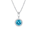 Ismène Blue Floral Necklace