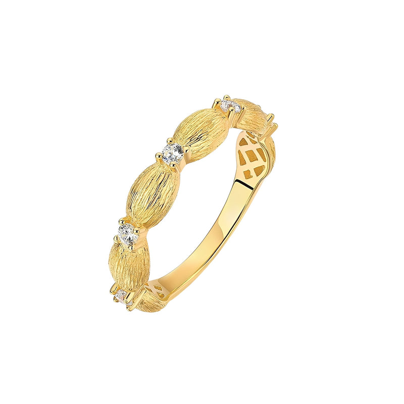 Isolde 14K Gold Wheat Ring