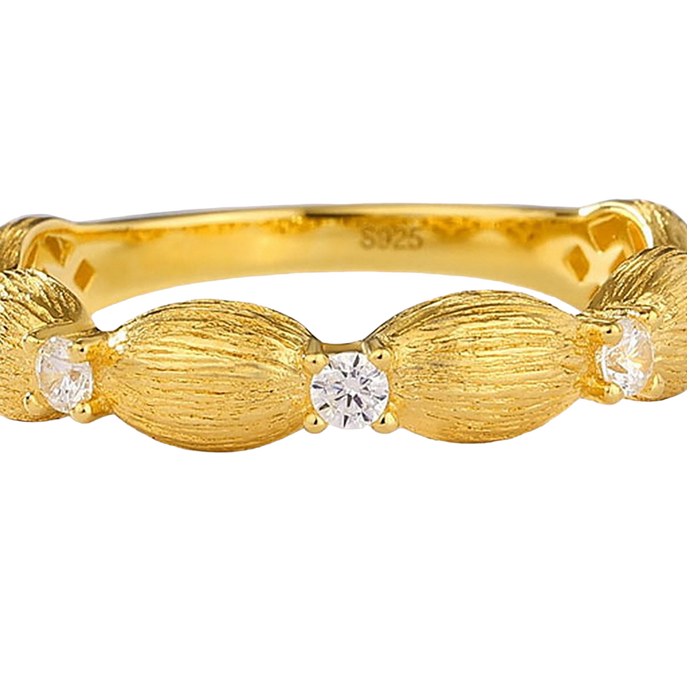 Isolde 14K Gold Wheat Ring