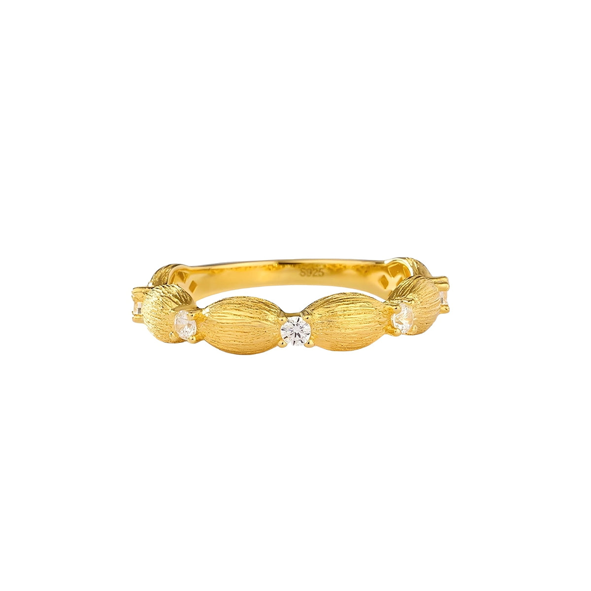 Isolde 14K Gold Wheat Ring
