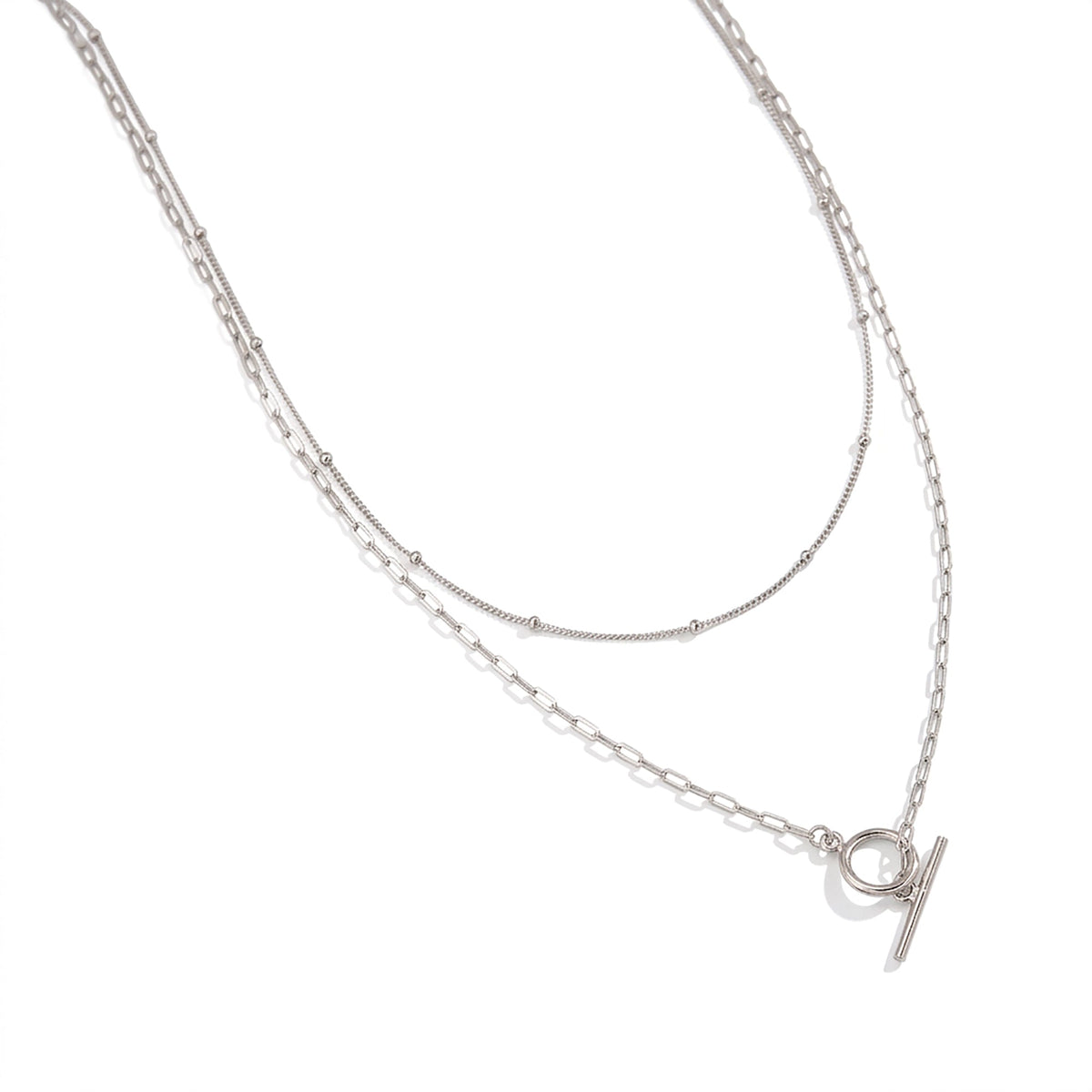 Isrunia 14K Gold Double-Layer Necklace