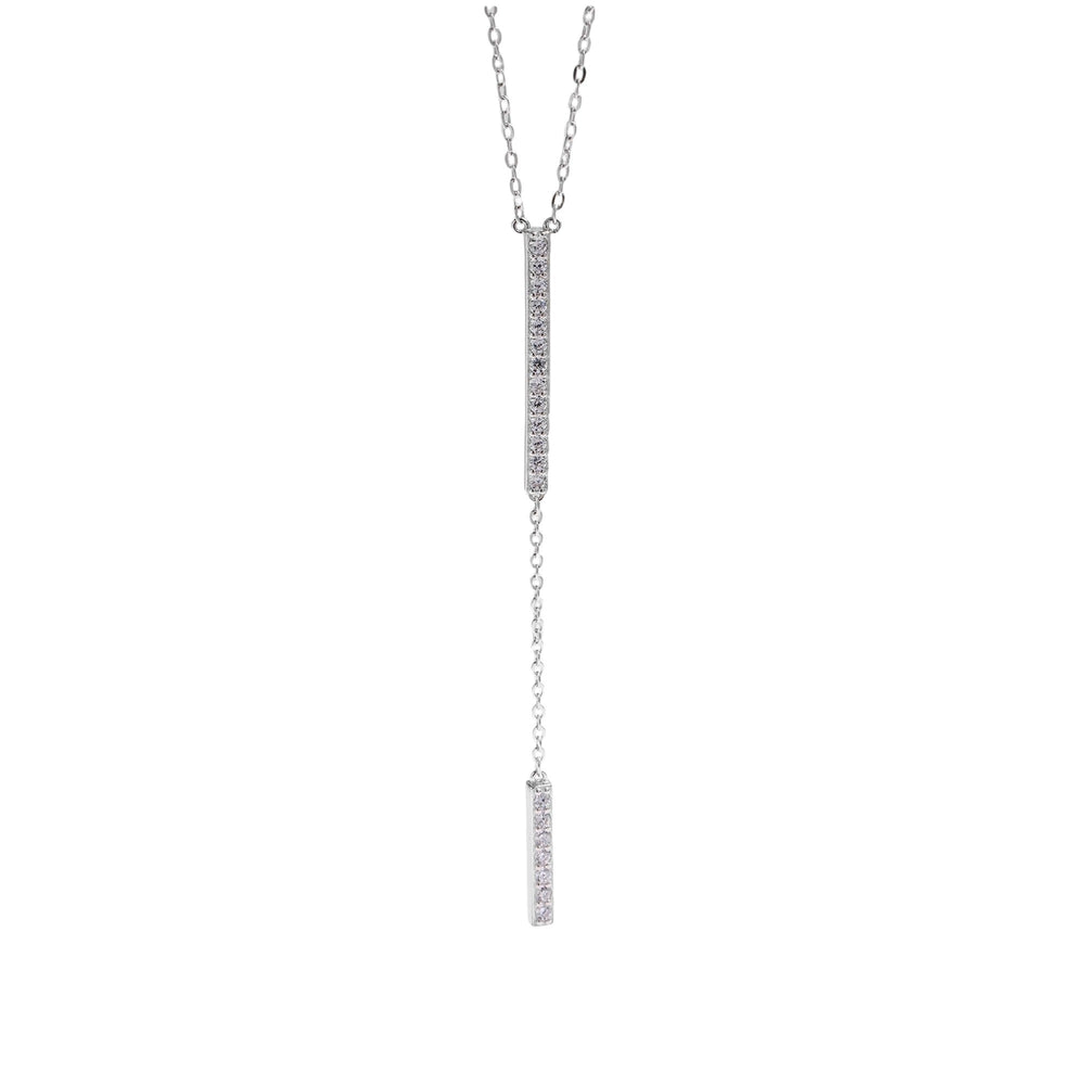 Ithaque White Vertical Bar Necklace