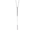 Ithaque White Vertical Bar Necklace