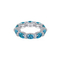Jacobine Blue Oval Ring