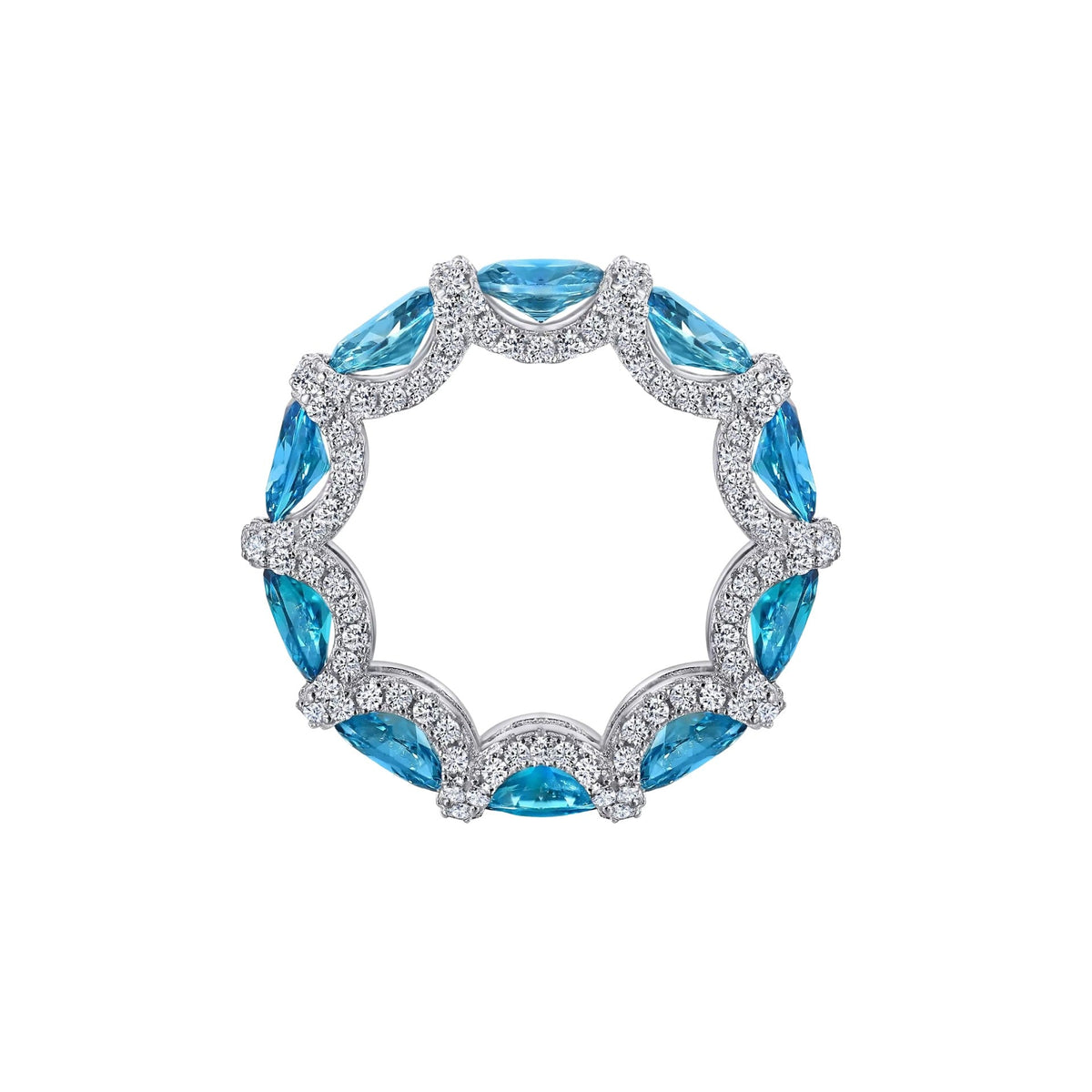 Jacobine Blue Oval Ring
