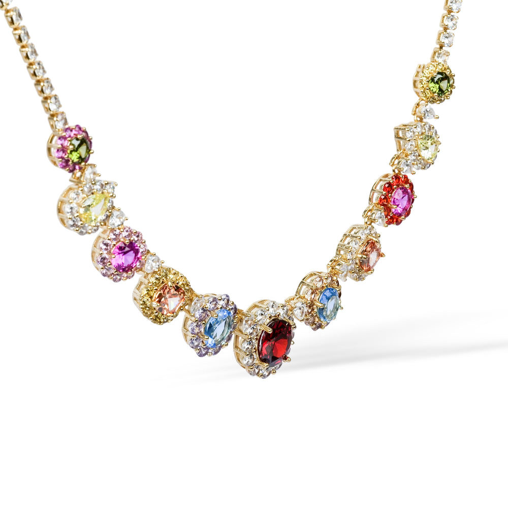 Jacqueline Multicolor Mixed Shape Necklace