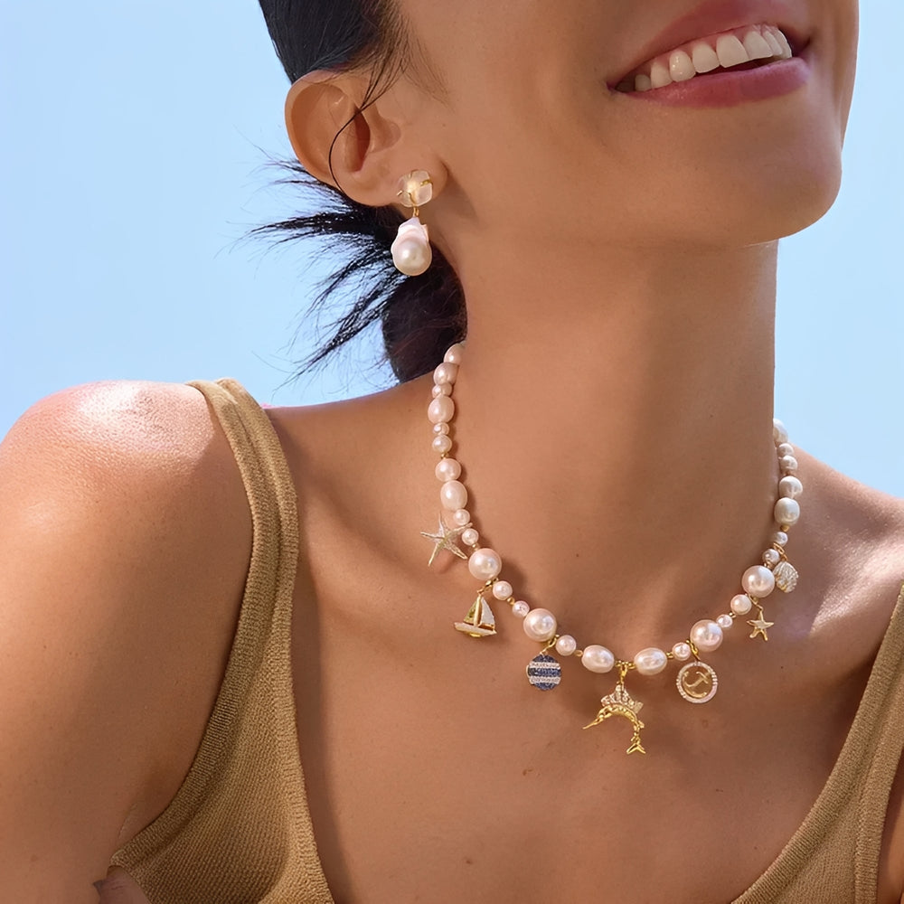 Jania White Pearls Necklace