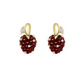 Janneke Red Raspberry Earrings
