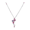 Jeanne Blooming Pink Floral Necklace