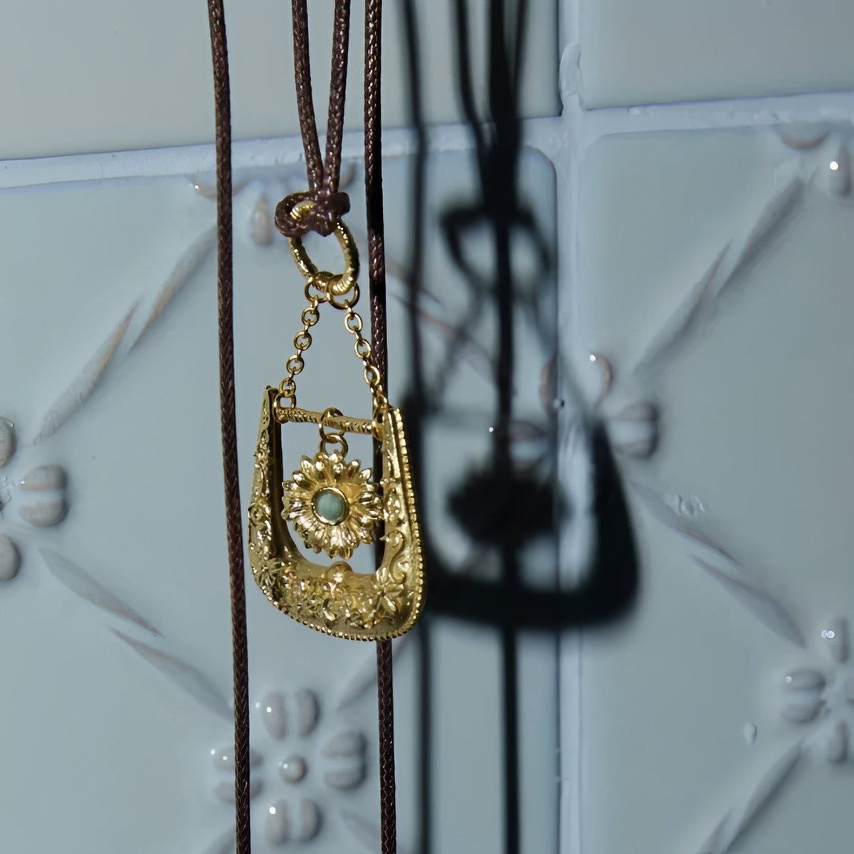 Jehanne 14K Gold Floral Necklace