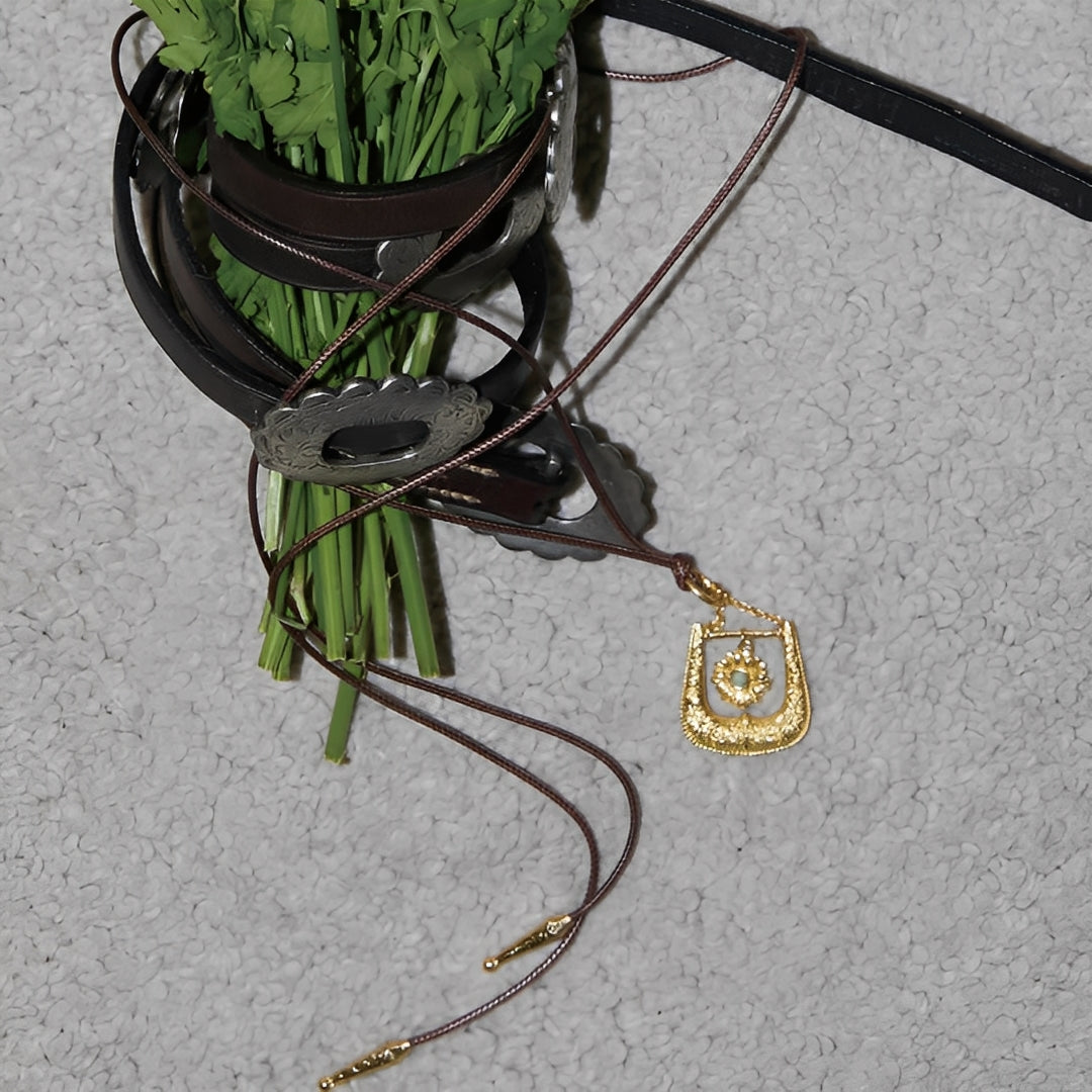 Jehanne 14K Gold Floral Necklace