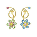 Jetta Multicolor Floral Earrings