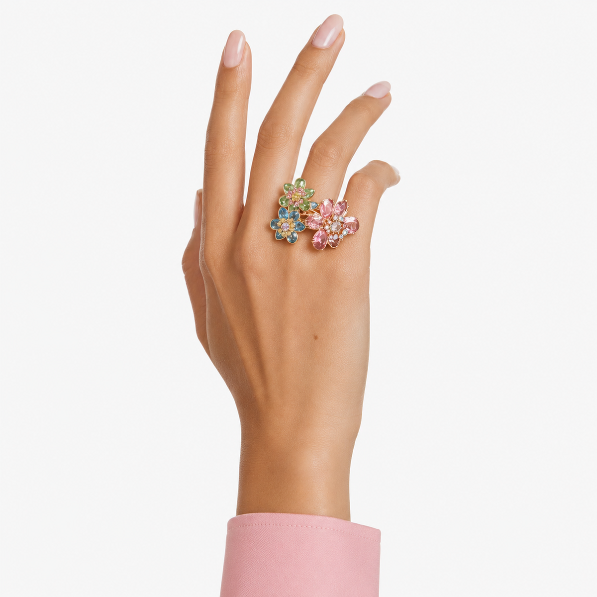 Jetta Multicolor Floral Ring