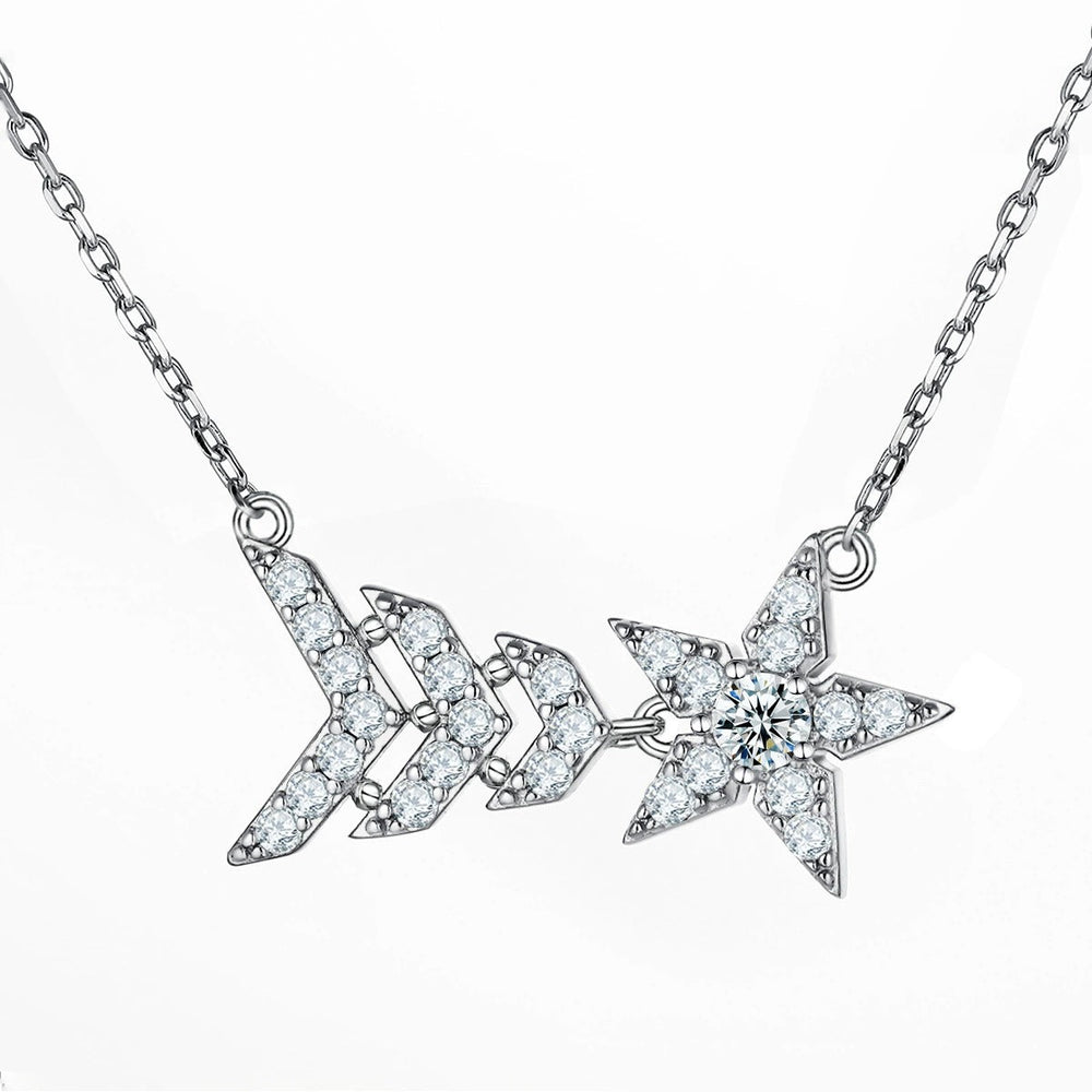 Jocelyne White Star Necklace