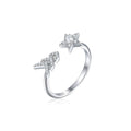 Jocelyne White Star Open Ring