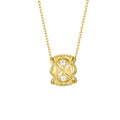Johanna 14K Gold Barrel Necklace