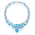 Joliette Blue Geometric Necklace
