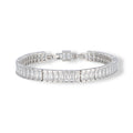 Jolina White Baguette Tennis Bracelet