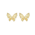 Jördis 14K Gold Butterfly Stud Earrings
