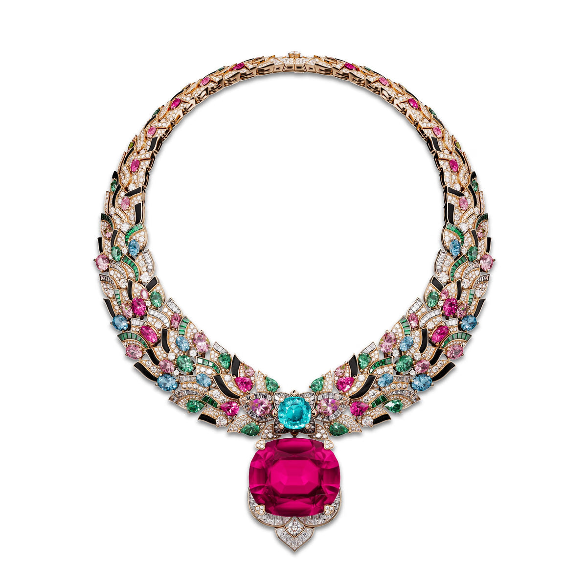 Jorina Multicolor Floral Necklace