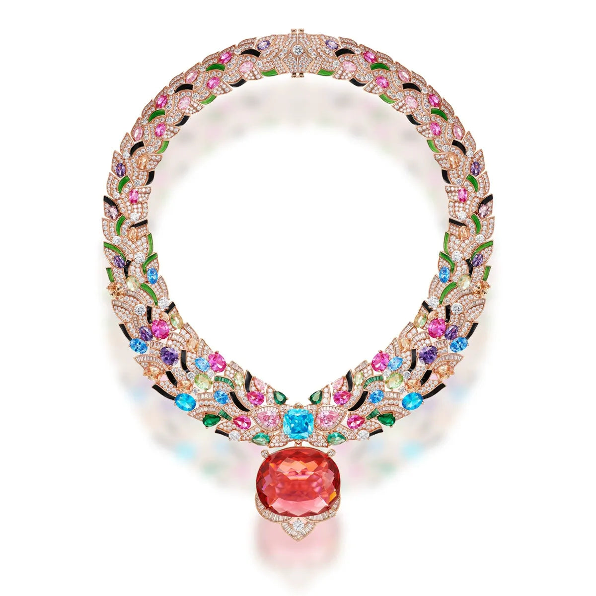 Jorina Multicolor Floral Necklace