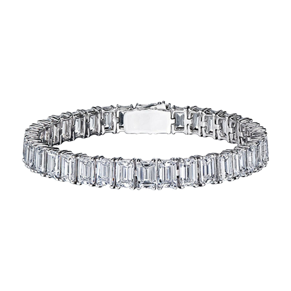 Judeline White Rectangular Bracelet