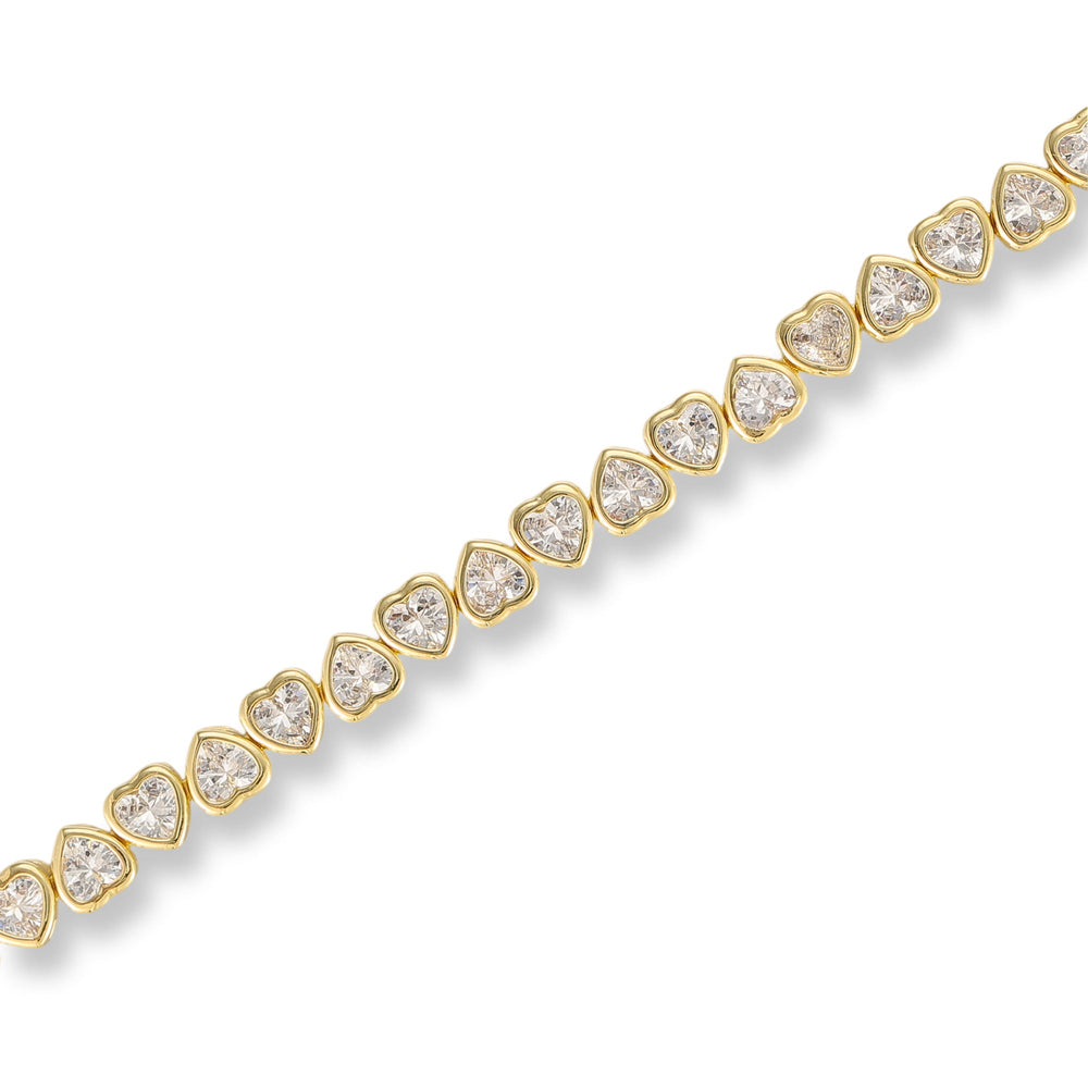 Jule 14K Gold Heart Bracelet