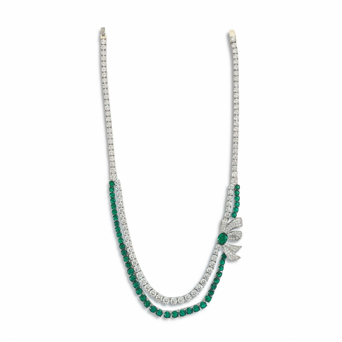 Julia Green Butterfly Layer Necklace