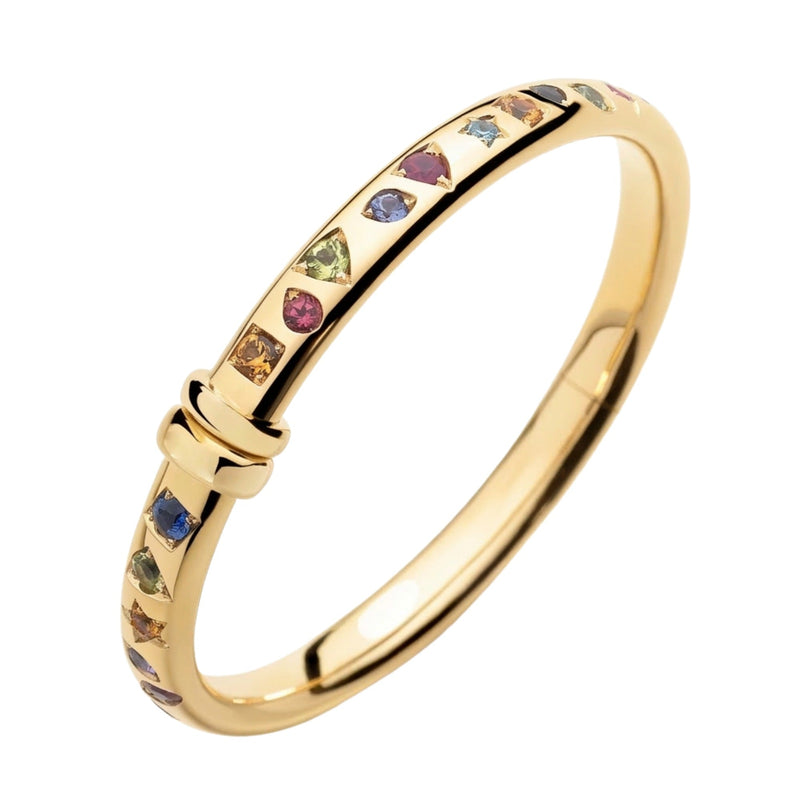 Julie Muticolor Round Bangle