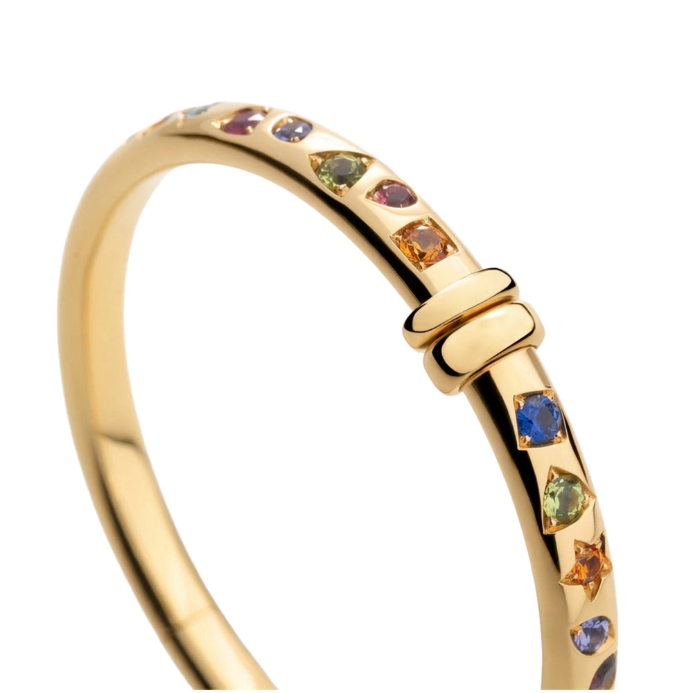 Julie Muticolor Round Bangle