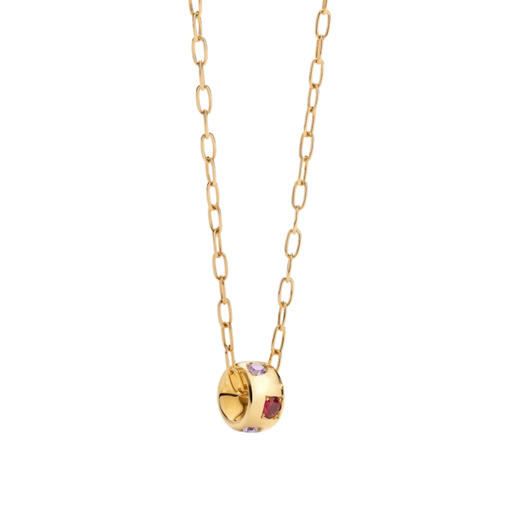 Julie Muticolor Round Necklace