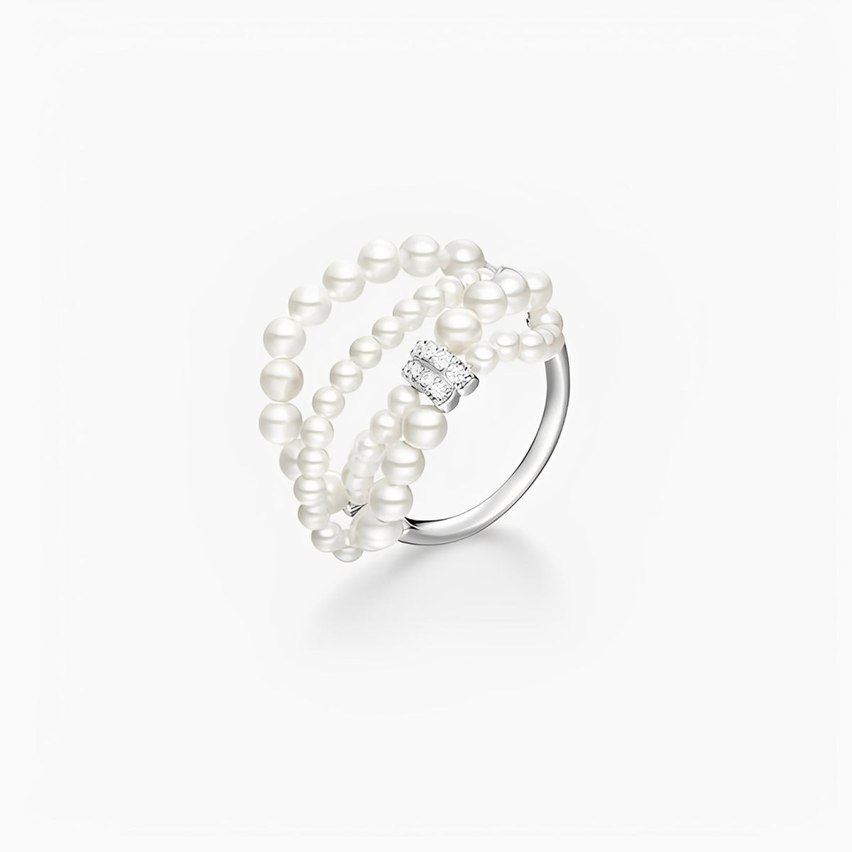 Kalliste White Pearls Ring