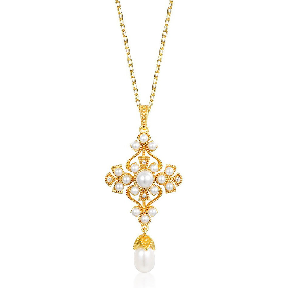 Karelle 14K Gold Pearls Necklace