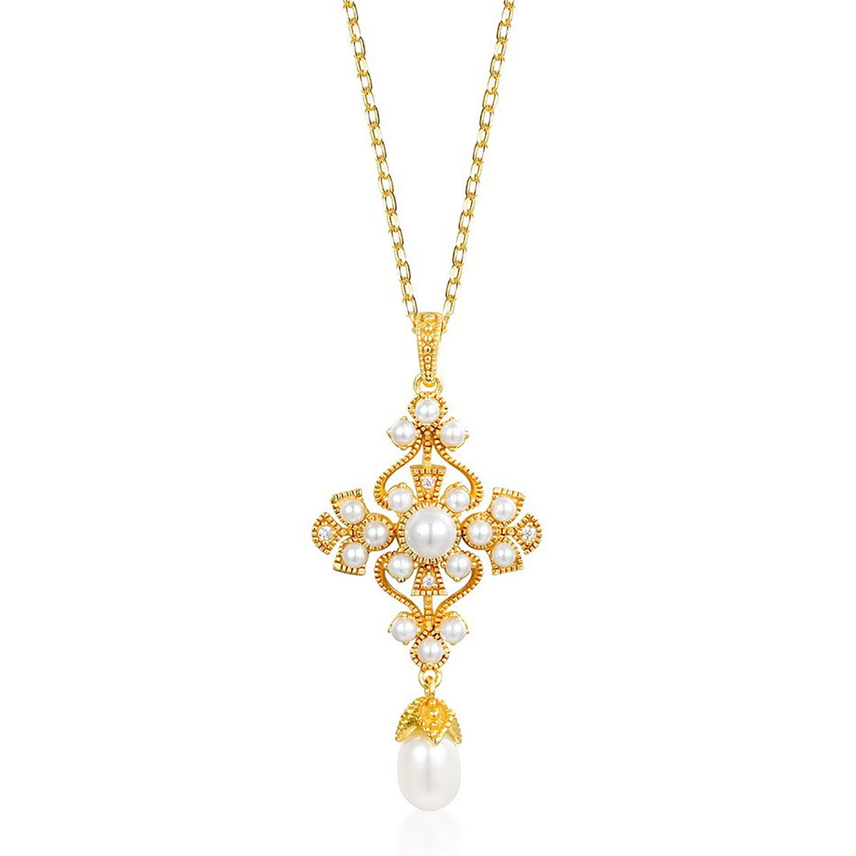 Karelle 14K Gold Pearls Necklace