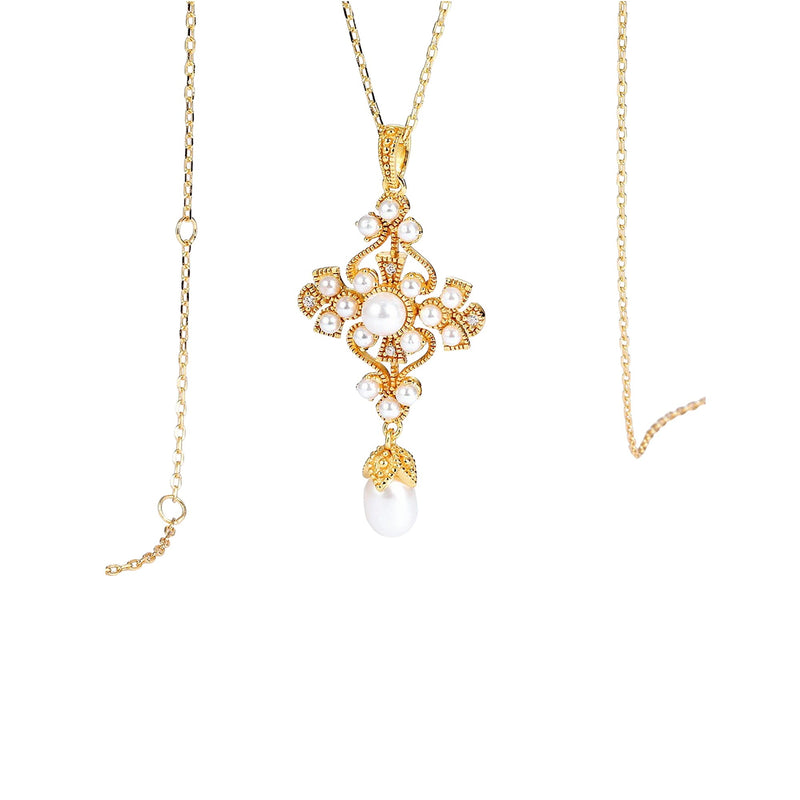 Karelle 14K Gold Pearls Necklace