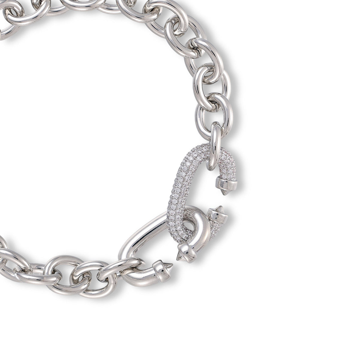 Karolin 14K Gold Oval Link Bracelet