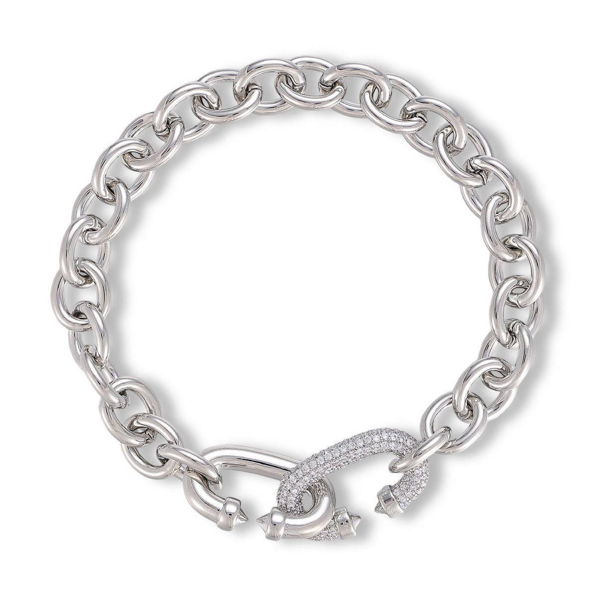 Karolin 14K Gold Oval Link Bracelet