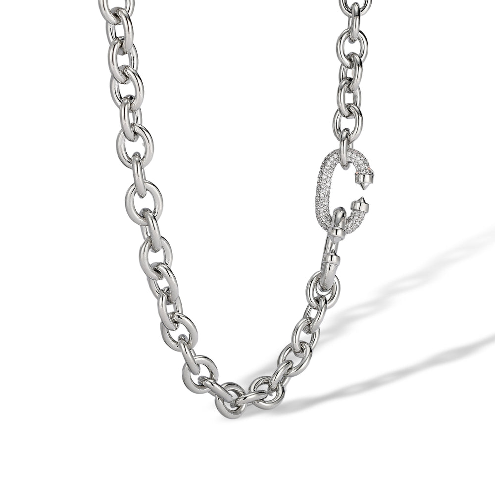 Karolin 14K Gold Oval Link Necklace