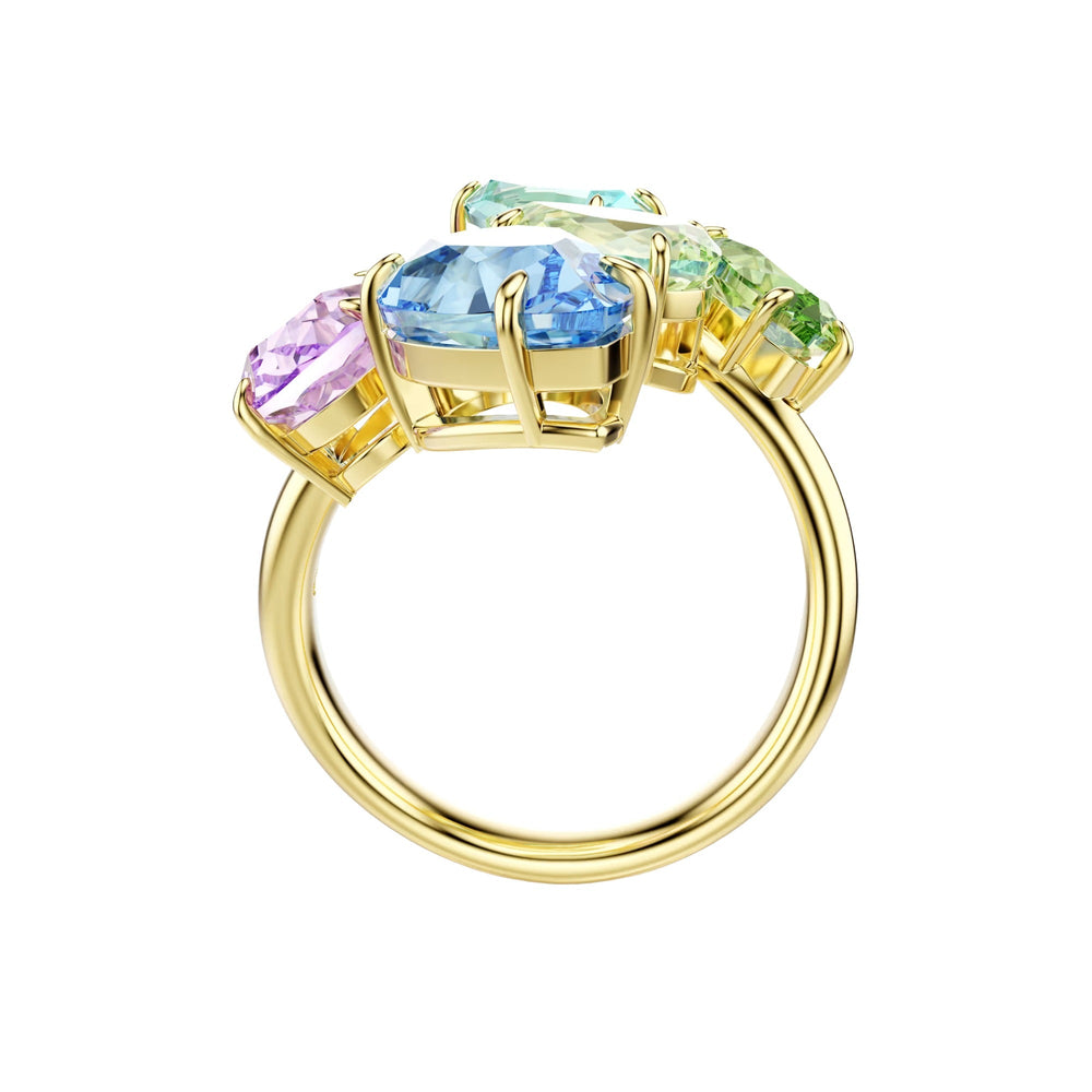 Katelle Multicolor Mixed Shape Open Ring