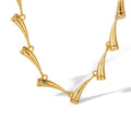 Katharina 14K Gold Conical Necklace