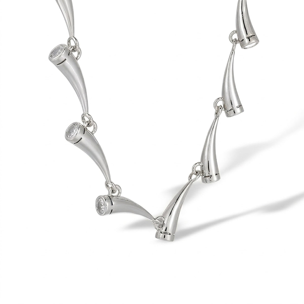 Katharina 14K Gold Conical Necklace